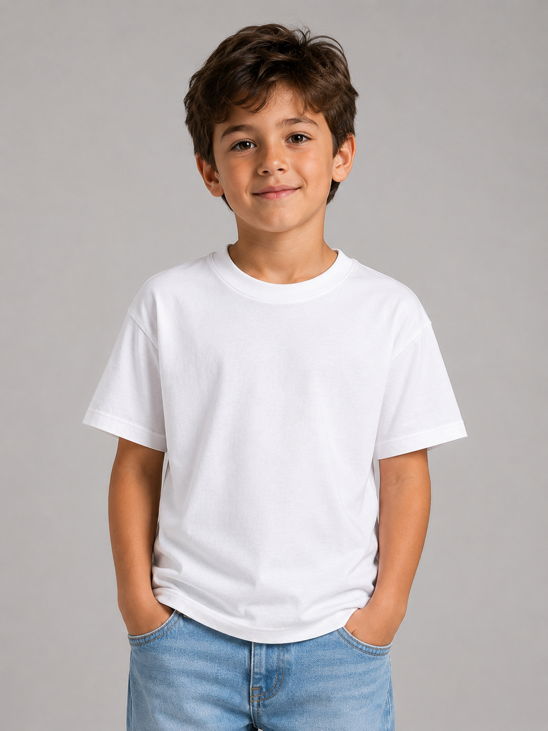 Çocuk Regular Fit Unisex 24/1 %100 Pamuk T-Shirt